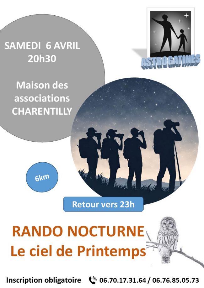 affiche randonnée Astrogatines