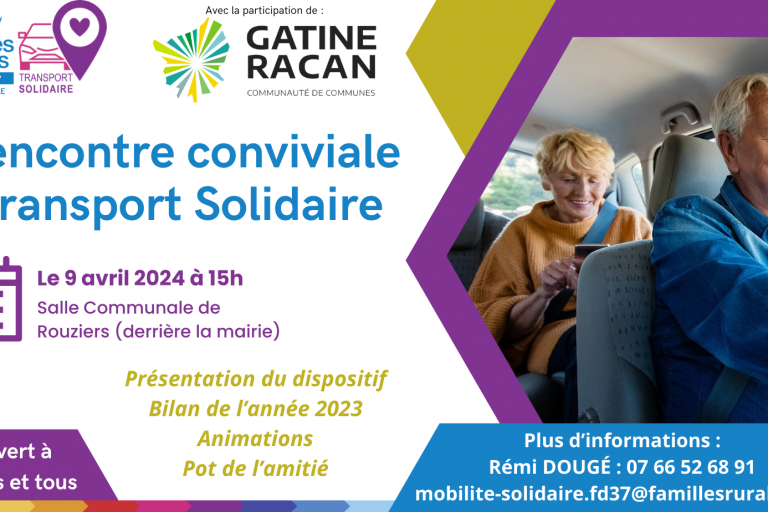affiche réunion mobilité solidaire