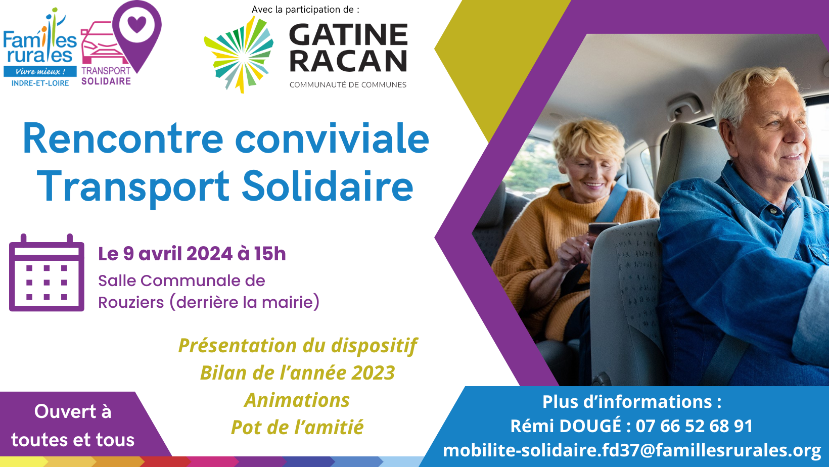 affiche réunion mobilité solidaire
