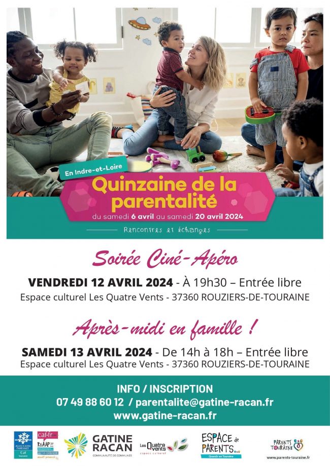 Flyer Quinzaine Parentalité 2024 affiche