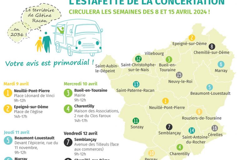 estafette concertation affiche