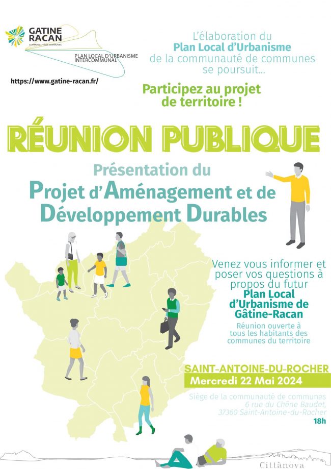 affiche réunion padd