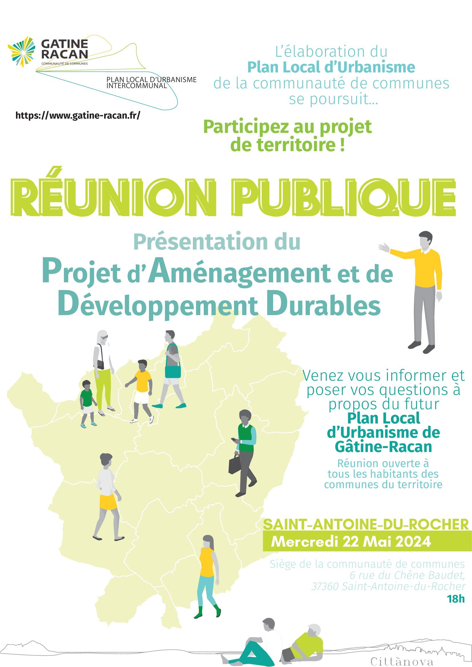 affiche réunion padd