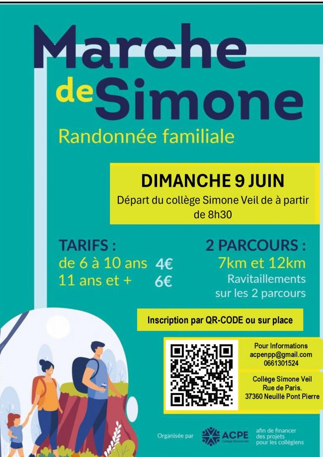 Affiche marche collège