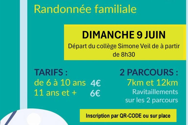 Affiche marche collège