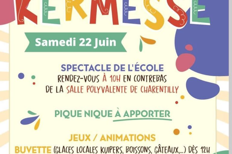 affiche kermesse école