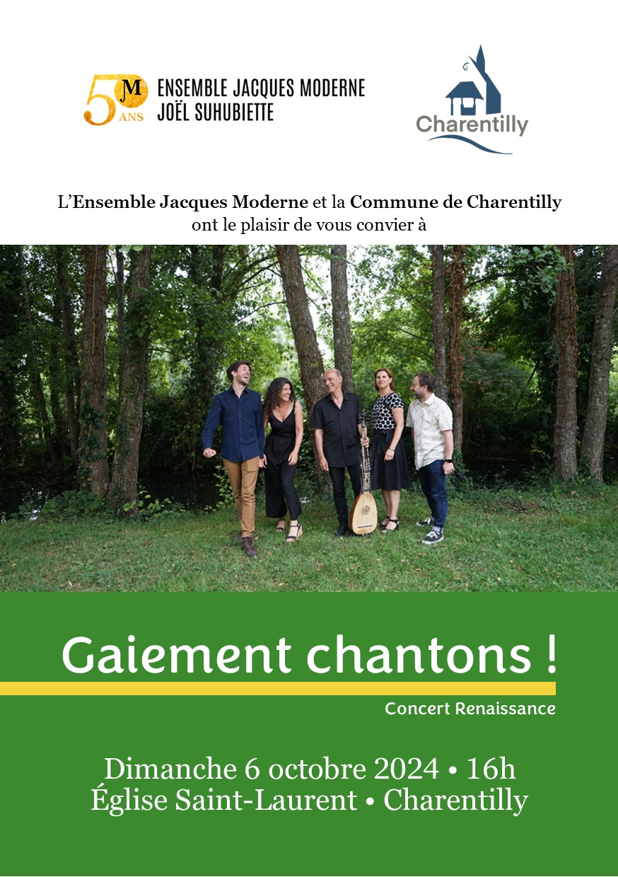 jacques moderne affiche concert