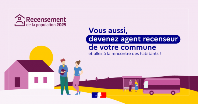 affiche agent recenseur