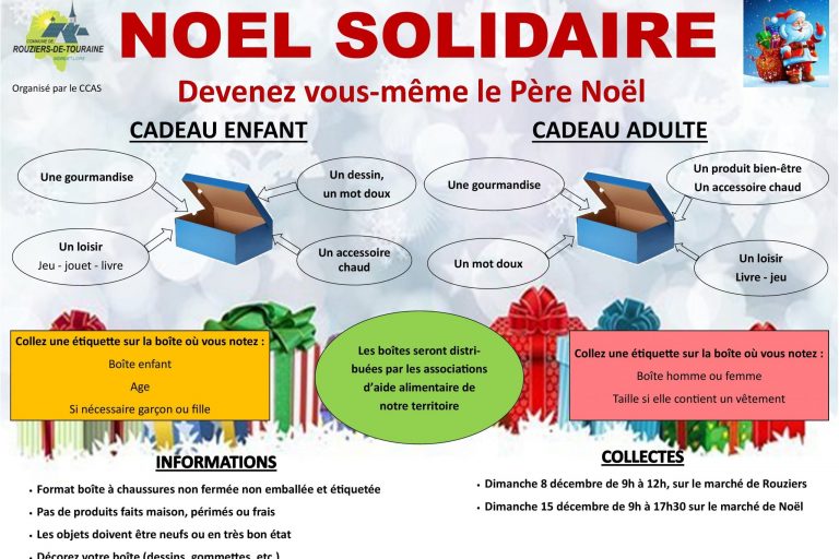 Noël solidaire A3 - 2024 Rouziers