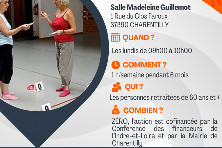 Flyer MémHop Charentilly activités seniors 2025
