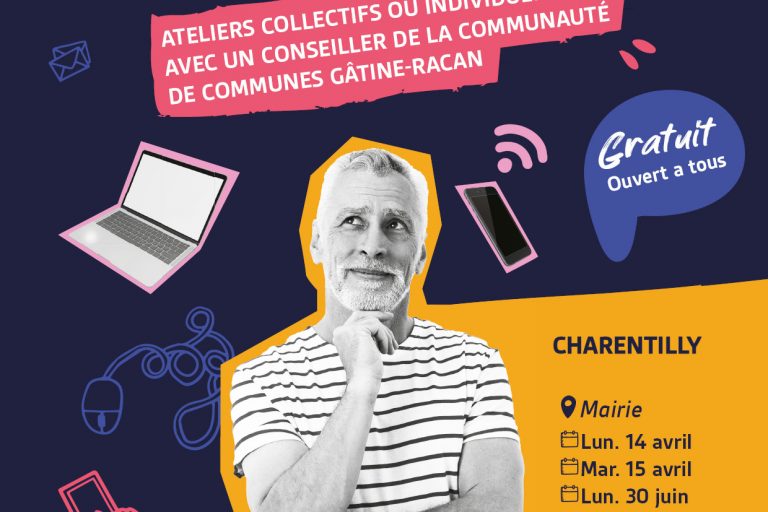 Affiche - conseiller numérique CHARENTILLY