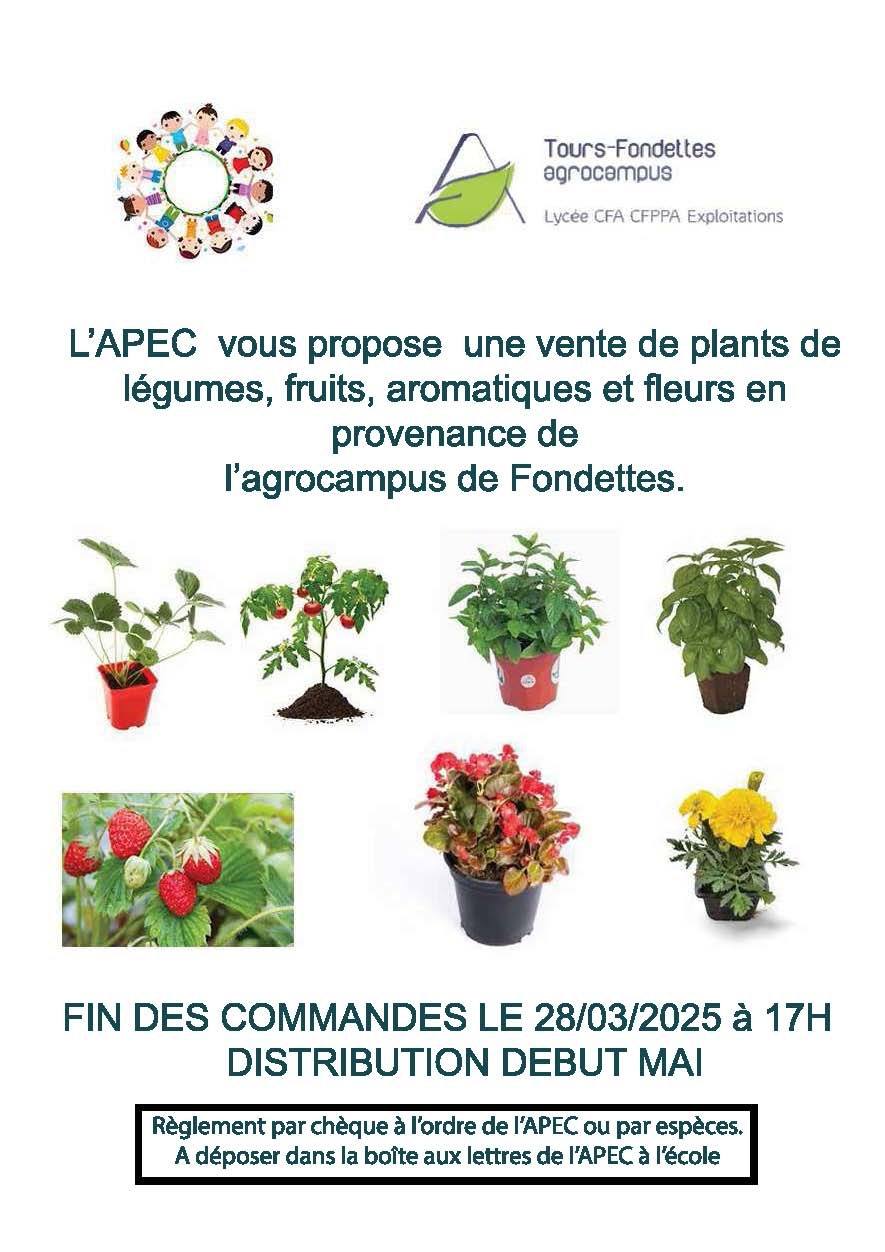 image ventes plantes apec