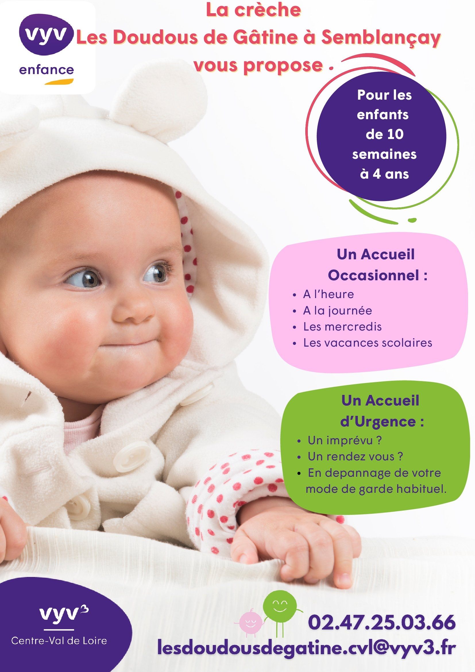 Affiche micro-crèche Semblançay