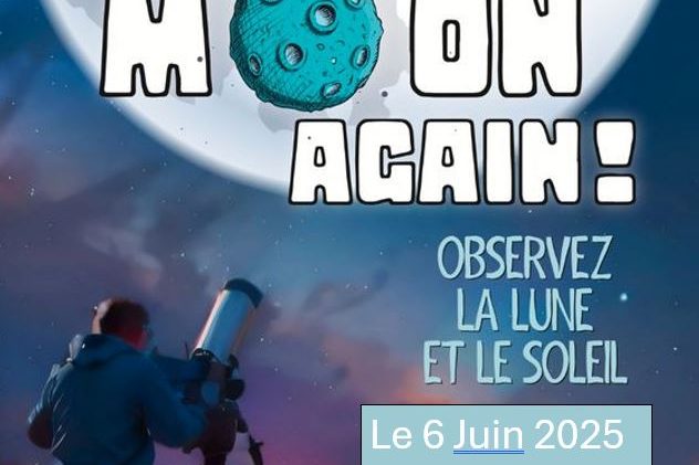Astrogatines affiche on the moon again