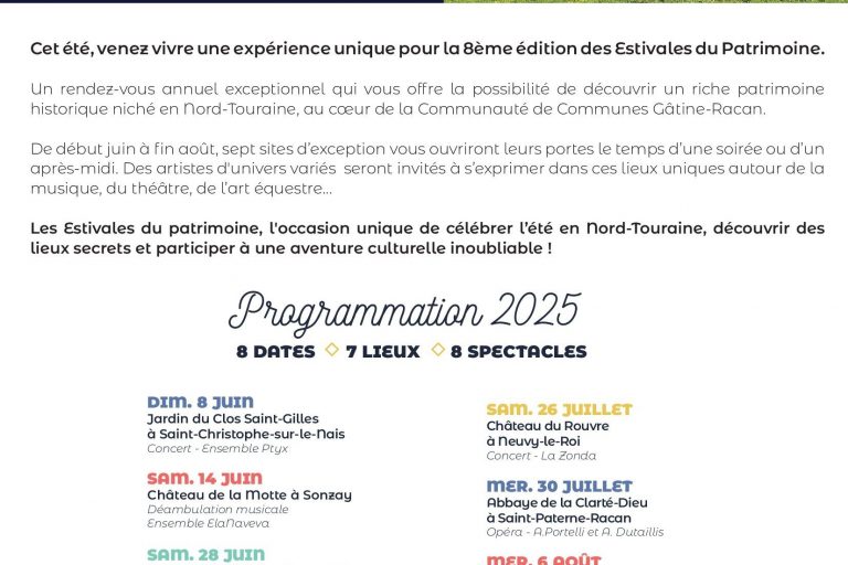 Affiche estivales 2025