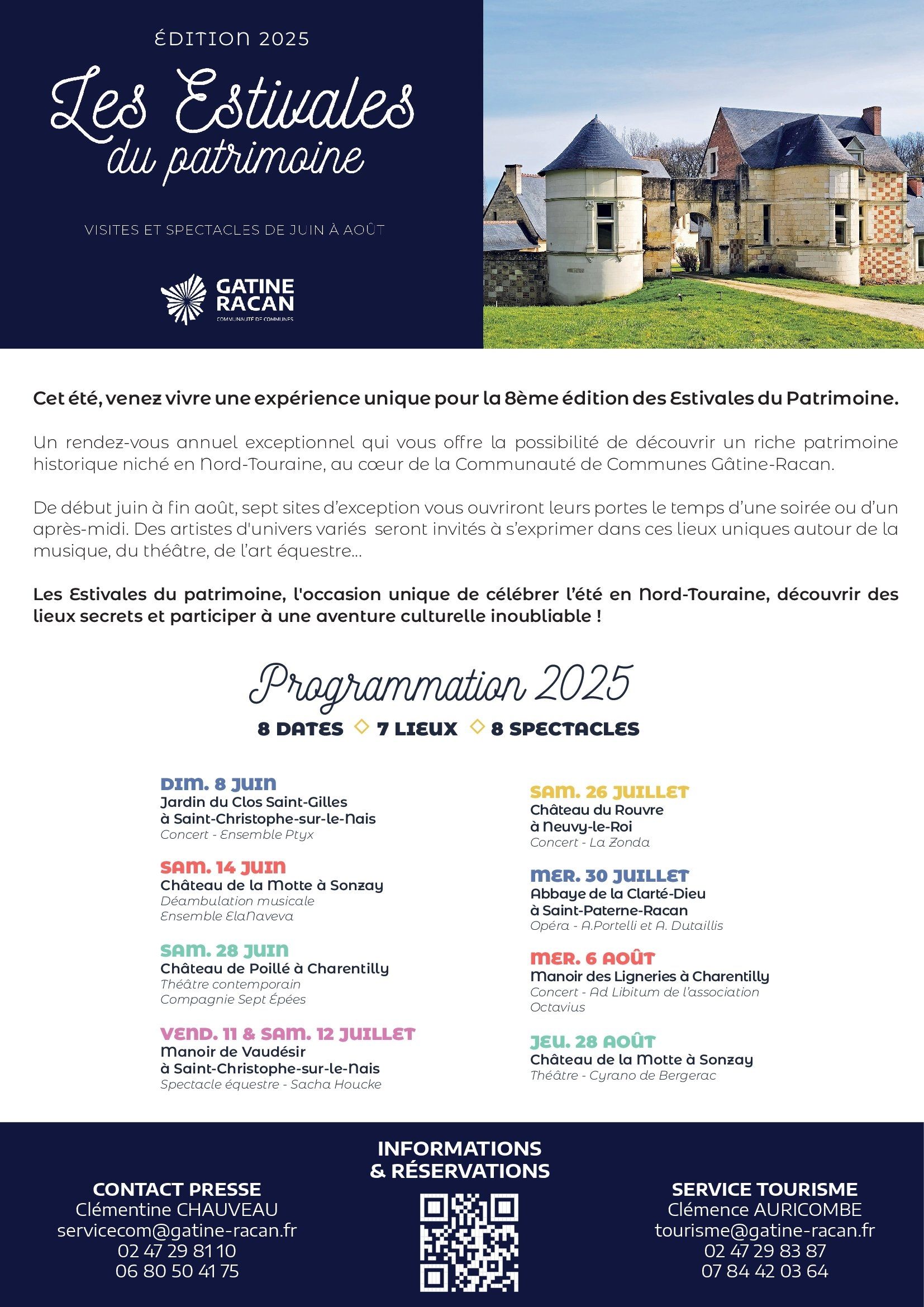 Affiche estivales 2025