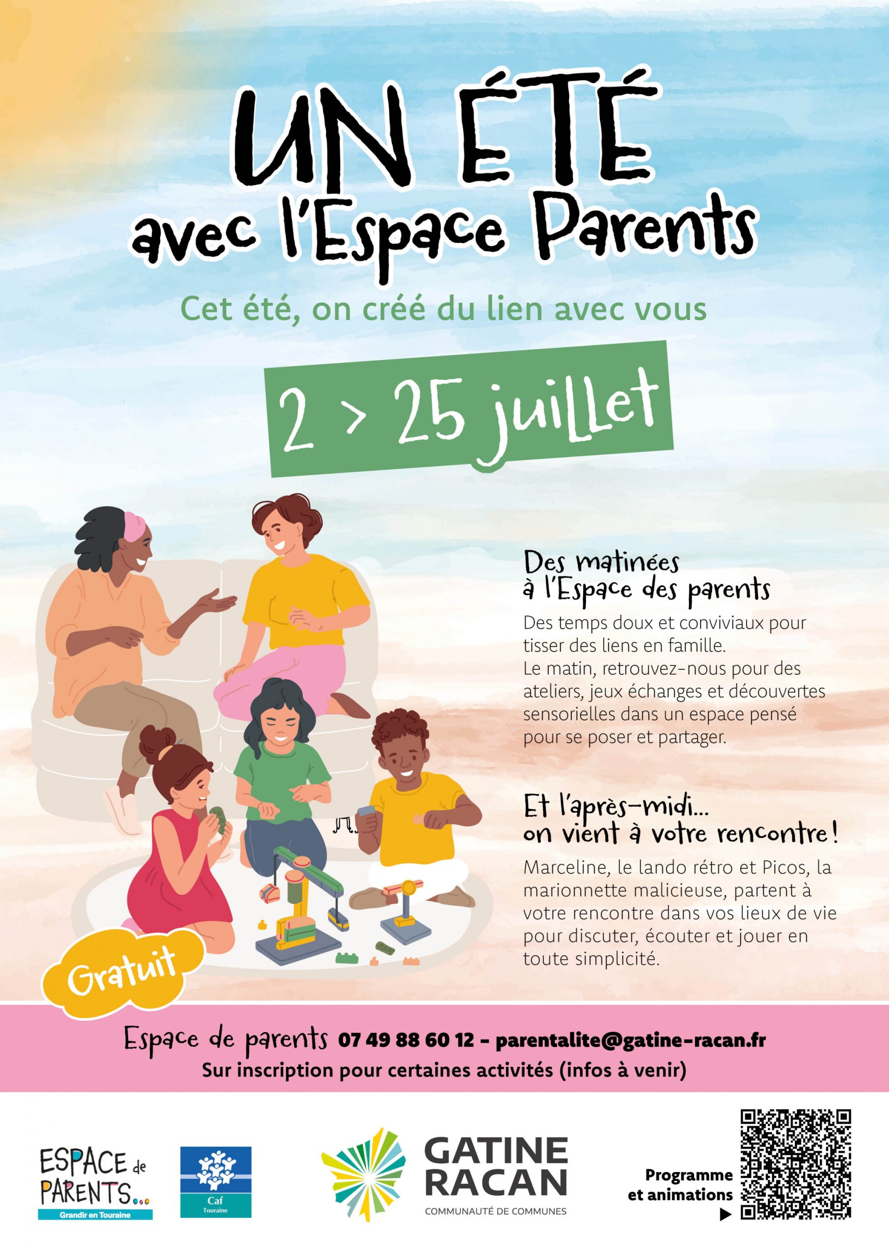 affiche activité espace enfants CCGR