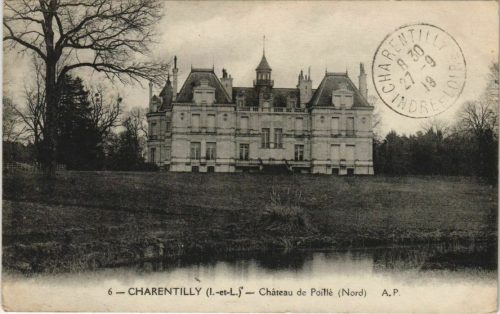 Carte postale ancienne du Château de Poillé