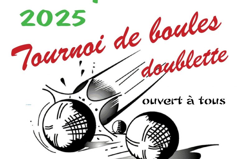 affiche tournoi boule joyeuse