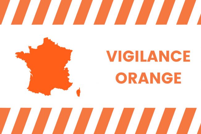 affichage alerte canicule orange