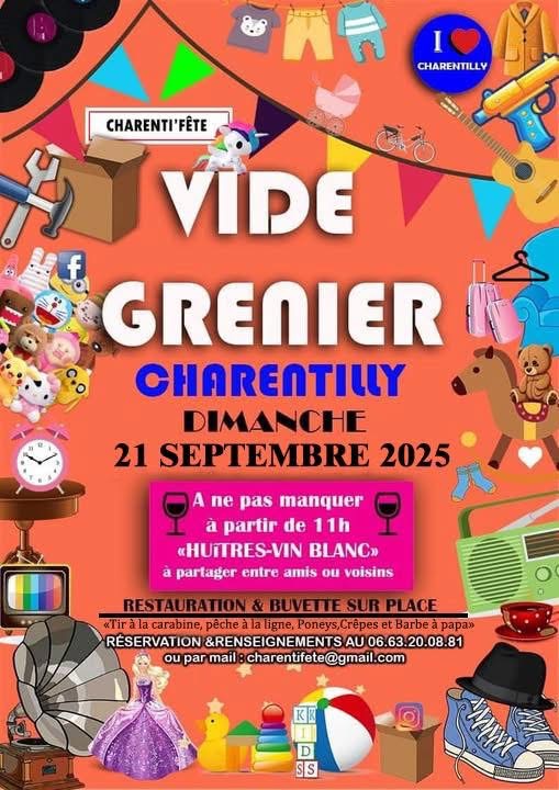 affiche vide grenier 21.09.2025