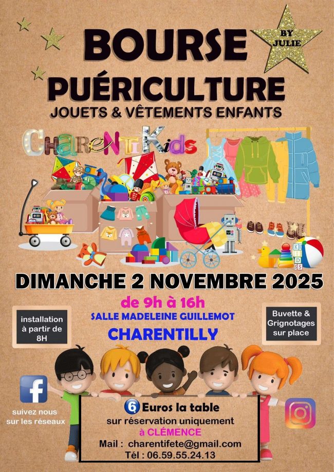 affiche bourse puériculture