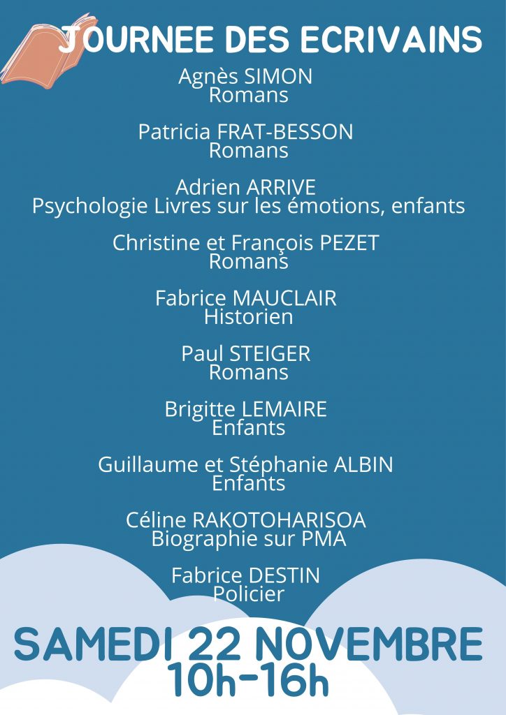 affiche journée des écrivains verso