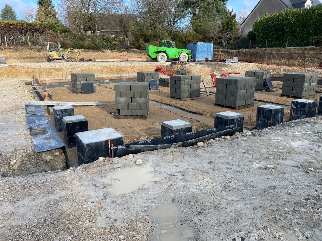 chantier 14.02 début murs